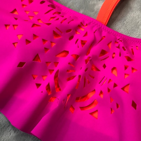 Victoria’s Secret PINK Neon Flounce Bikini Top - Picture 6 of 8